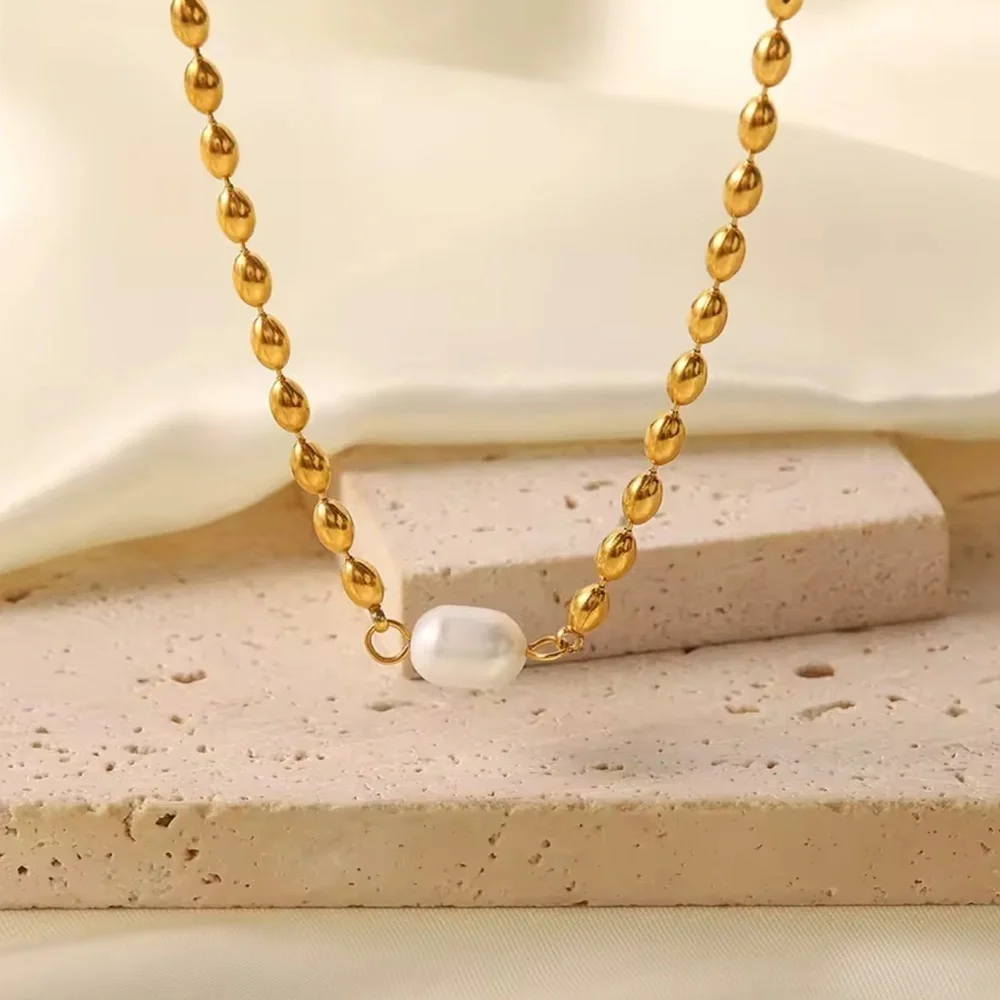 Luxury Minimal Gold Pearl Bracelet